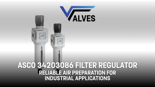 ASCO 34203086 Filter Regulator – Reliable Air Preparation for Industrial Applications