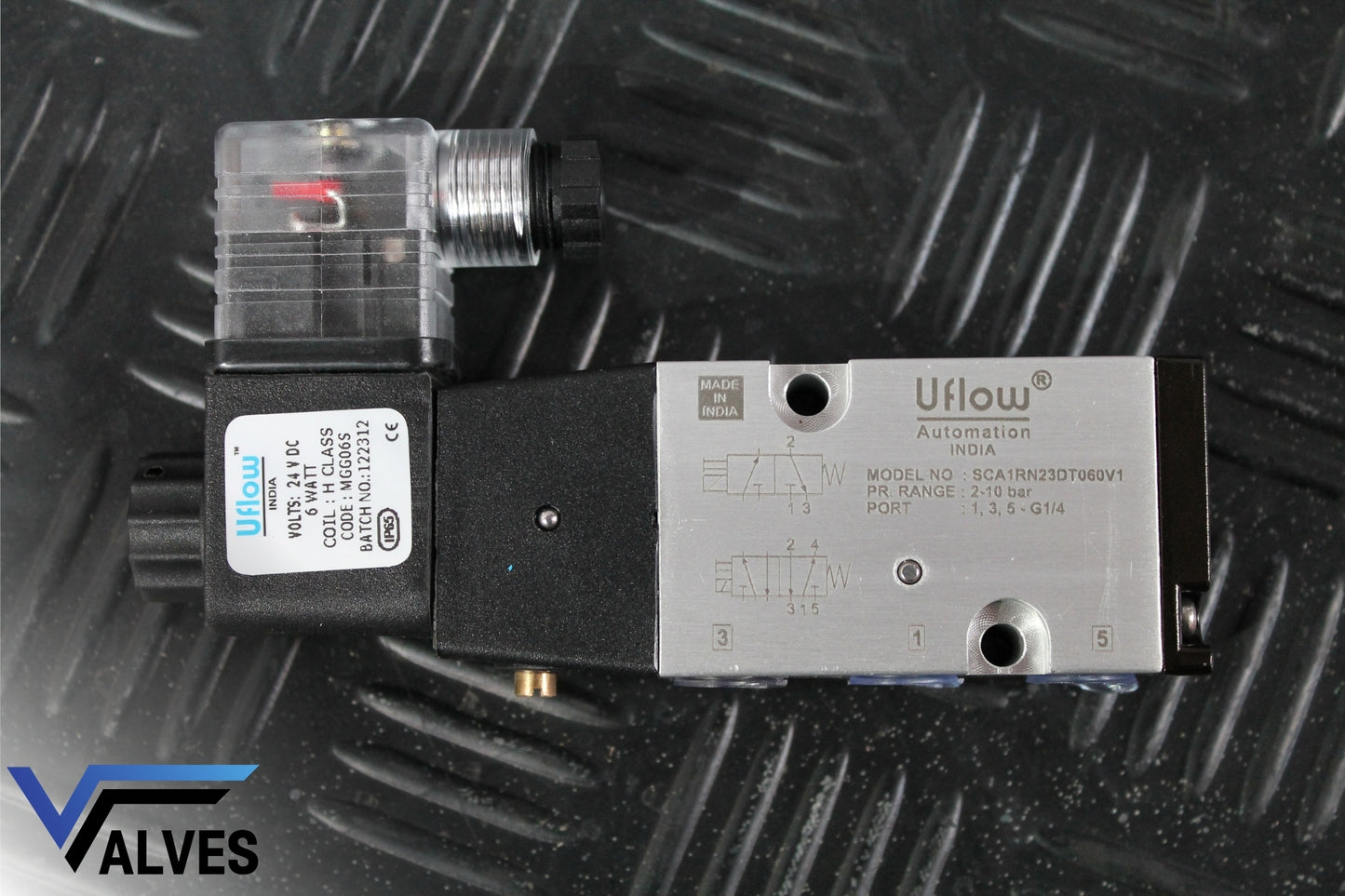 1/4" NAMUR Spool Type Aluminum Solenoid Valve – Nitrile Seal (2–10 Bar)