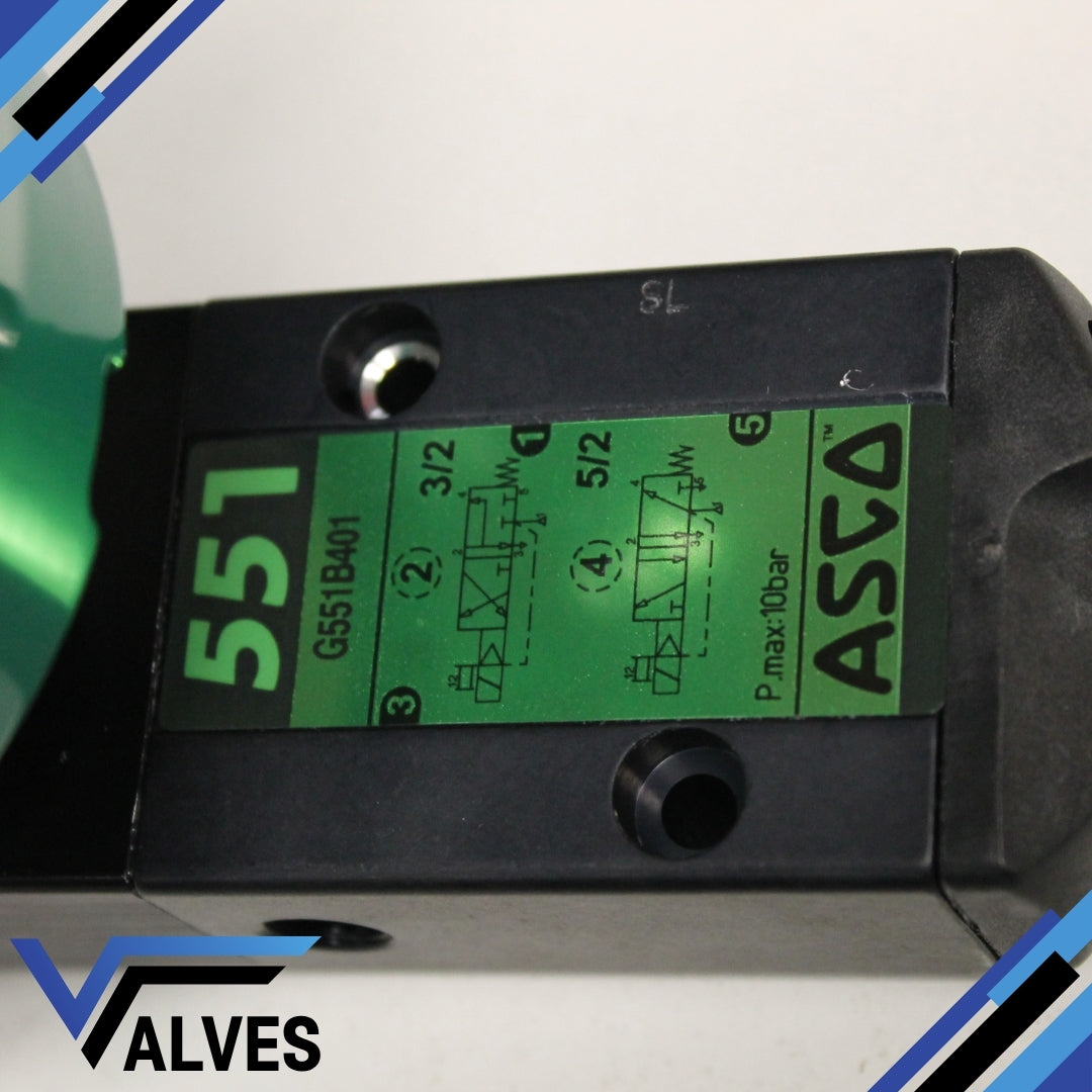 ASCO NFETG551B301SL.24/DC Numatics Pilot Operated Solenoid Valve