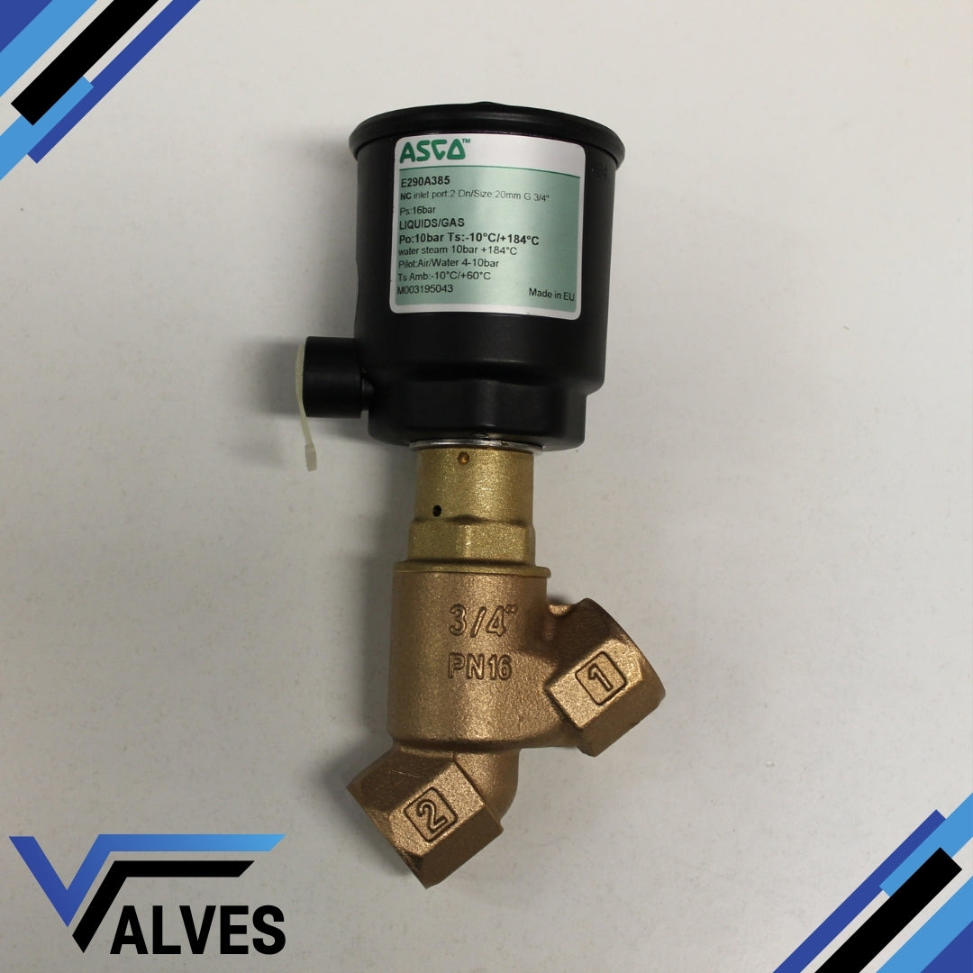 Asco E290A385 Pressure Operated Solenoid Valves