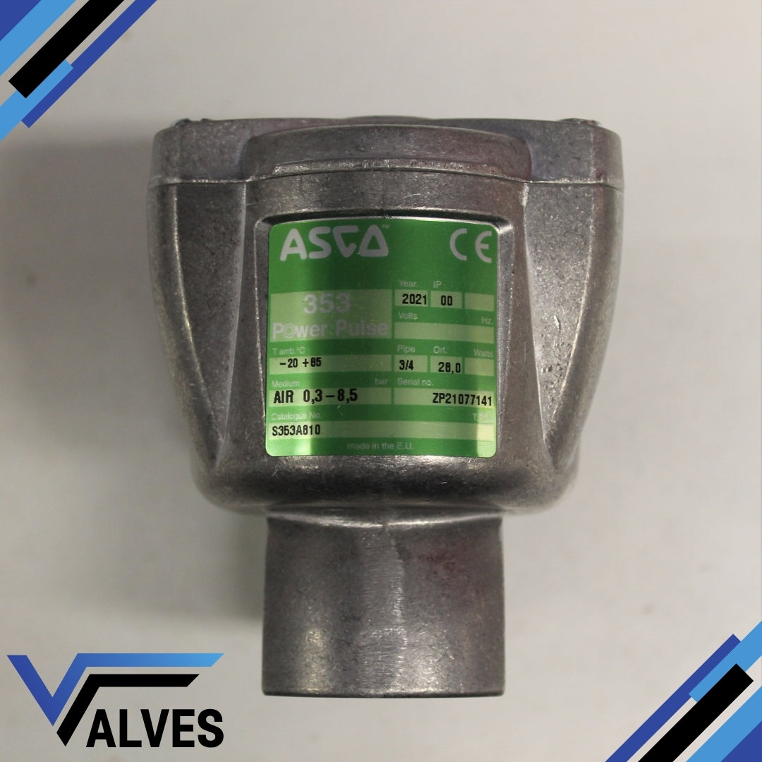 Asco S353A810 Dust Collector Solenoid Valves