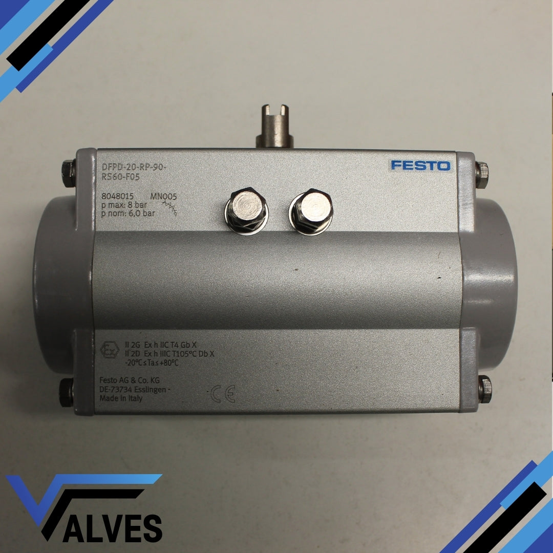 Festo DFPD-20-RP-90-RS60-F05 Pneumatic Actuator (Spring Return)