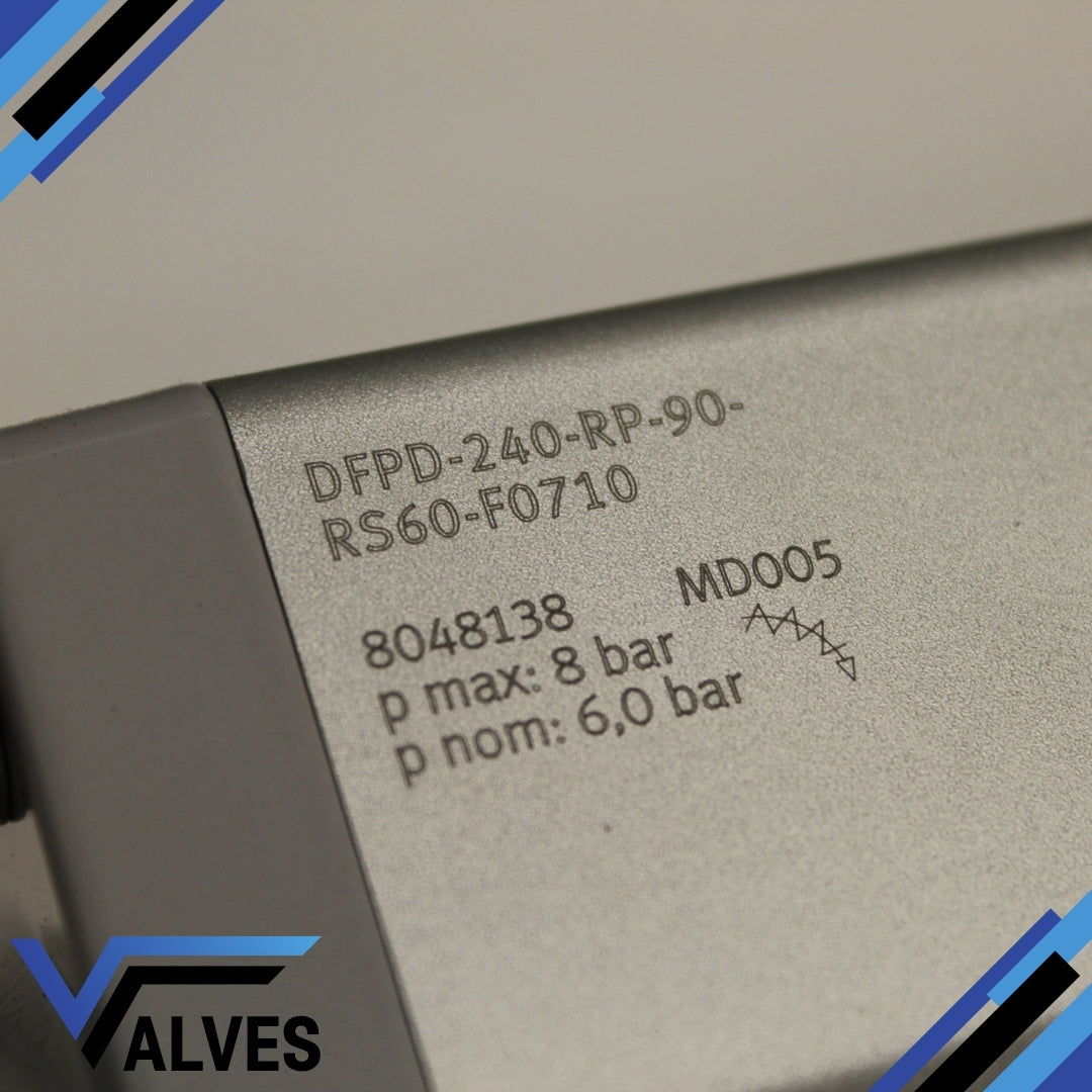 Festo DFPD-240-RP-90-RS60-F07 F10 Pneumatic Actuator (Spring Return)