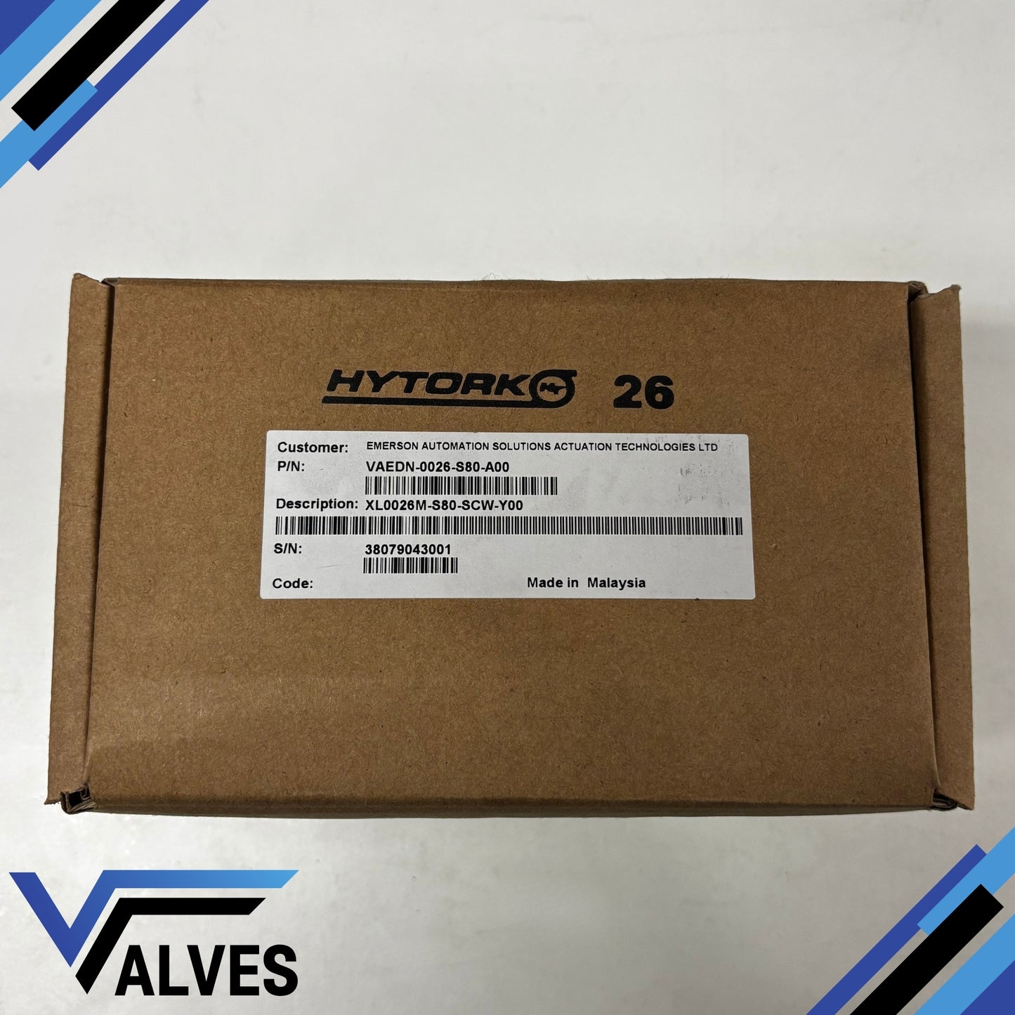 Hytork XL0026M-S80-SCW-Y00 Spring Return Pneumatic Actuator