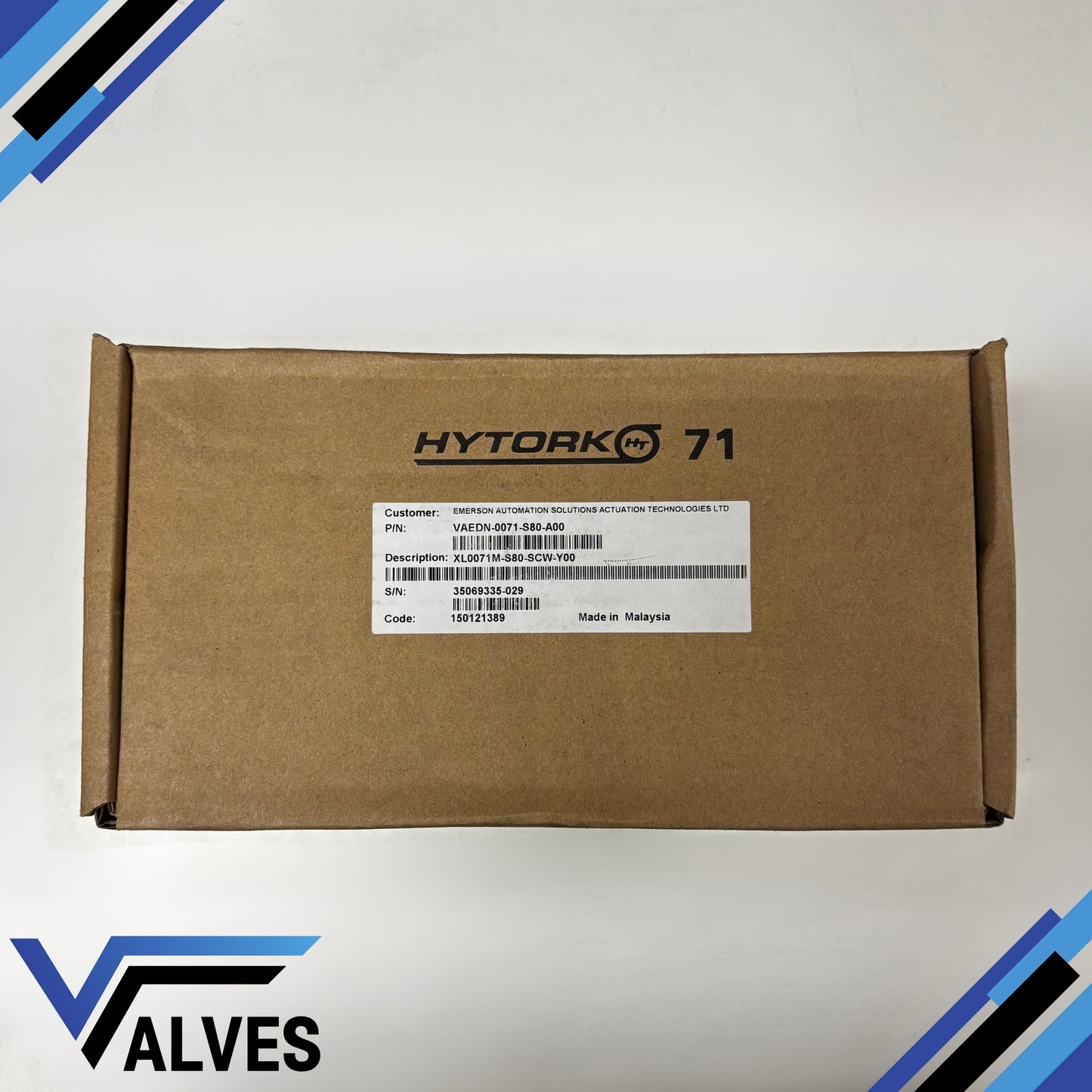 Hytork XL0071M-S80-SCW-Y00 Spring Return Pneumatic Actuator