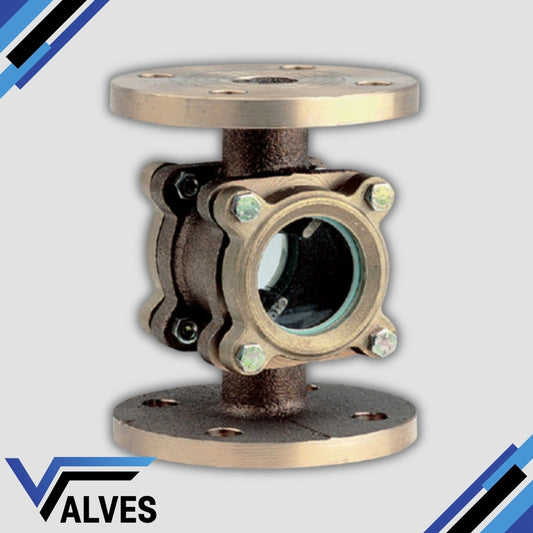 Premium Bronze Sight Glass – Flanged PN16