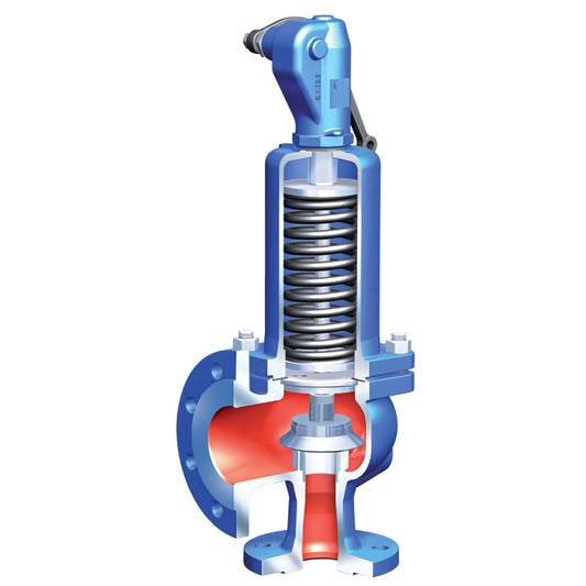 ARI Armaturen SAFE Safety Valve (Angle Pattern, Flanged PN40, Stainless Steel Body)