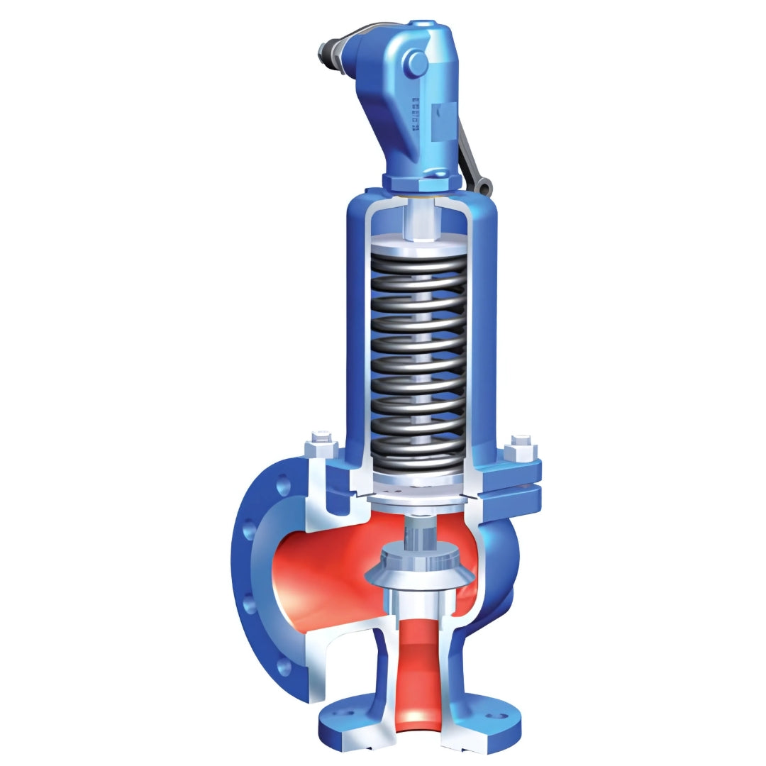 ARI SAFE Safety Valve (Angle Pattern, Flanged PN40, Nodular Iron Body ...