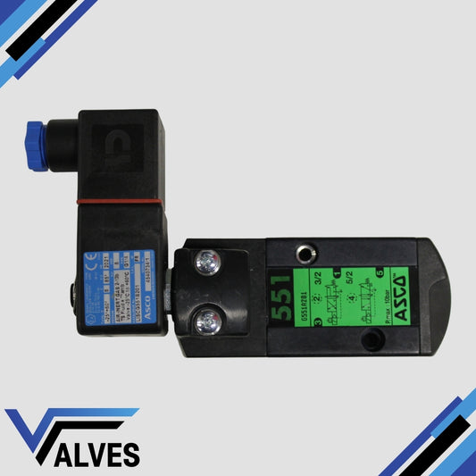 ASCO LISCG551 B201.24/DC Pilot Operated Solenoid Valve - 3/2 - 5/2