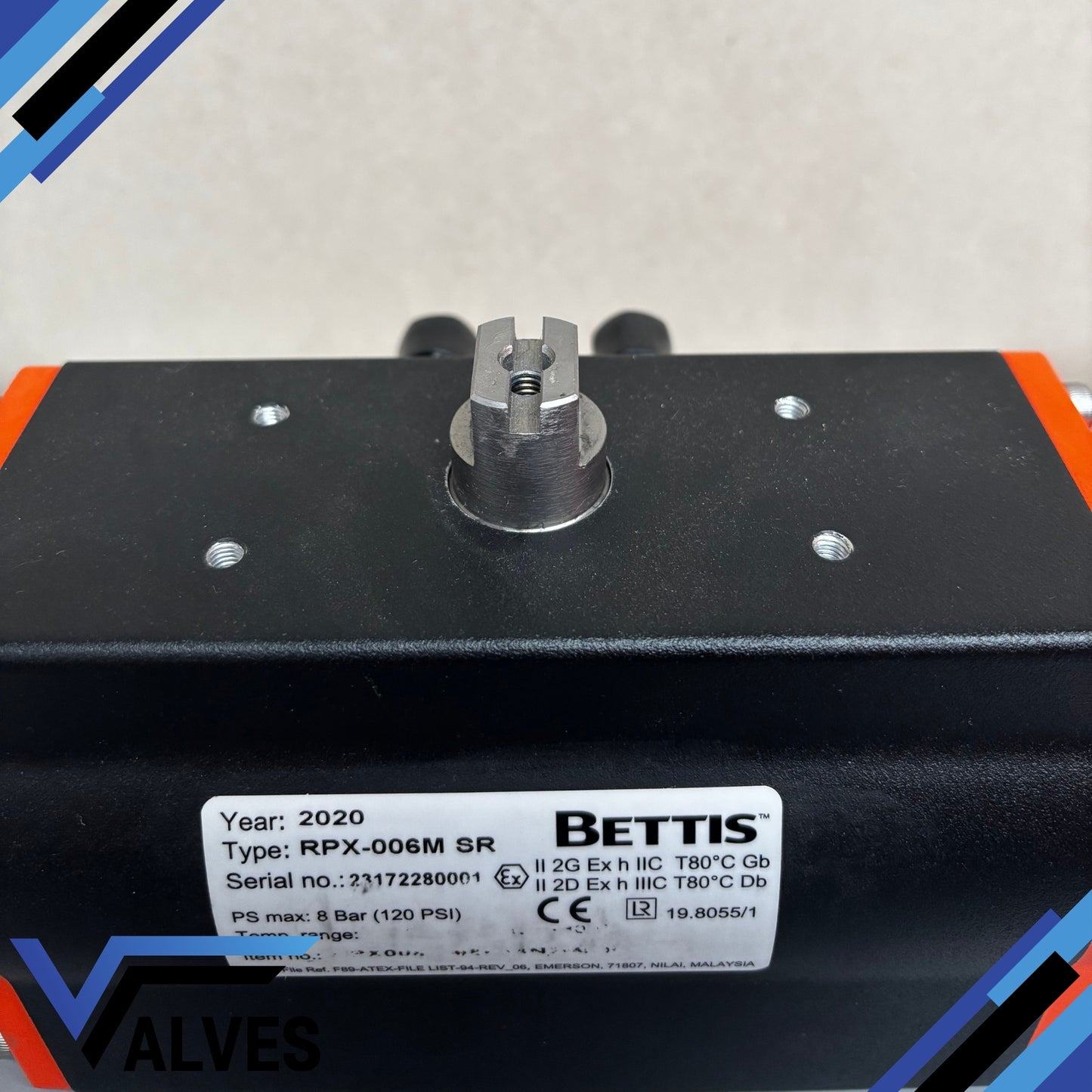 Bettis RPX‑006M Spring Return Pneumatic Actuator