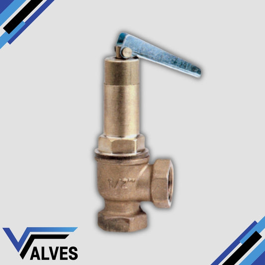 Brass/Bronze Spring Relief Valve – PTFE Seat with Test Lever
