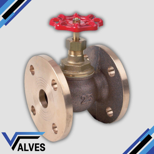 Bronze Globe Valve – Flanged PN16 – SDNR (Screw-Down Non-Return)