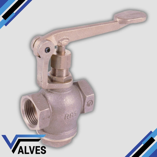 Bronze Self-Closing Lever Globe Valve