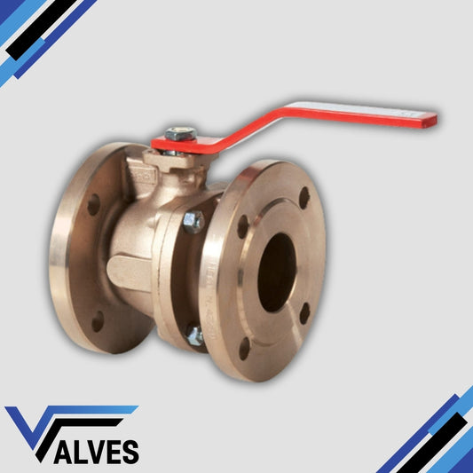 Premium Bronze Ball Valve – Flanged ANSI 150 – ISO 5211 Mount