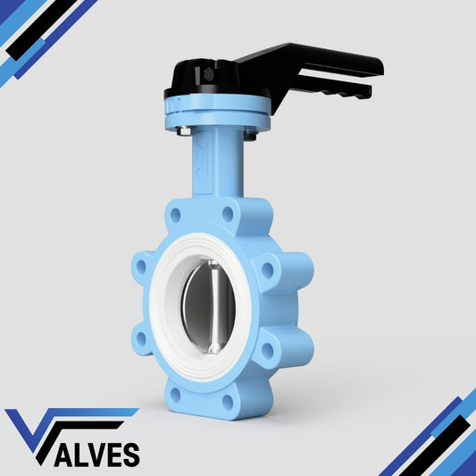 TTV Lugged Butterfly Valve - Food Grade Silicone Seat