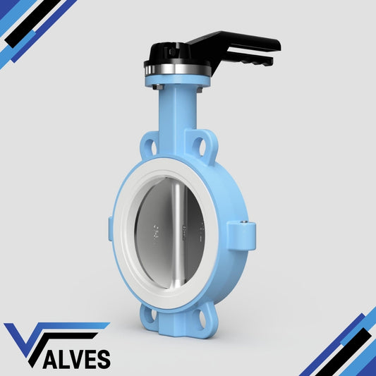 TTV PTFE Seat Wafer Butterfly Valve