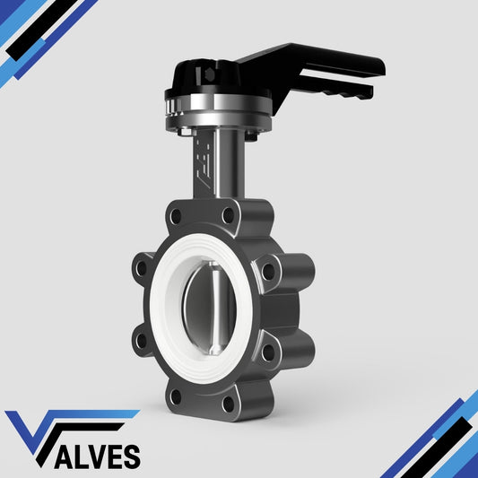 TTV Stainless Steel Lugged Butterfly Valve - Food Grade Silicone Seat