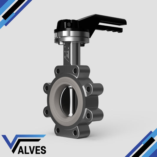 TTV Stainless Steel Lugged Butterfly Valve - High Temperature Silicone Seat
