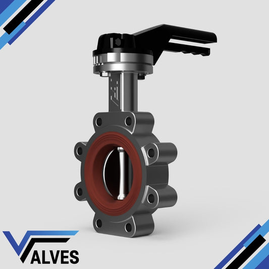 TTV Stainless Steel Lugged Butterfly Valve - Silicone Seat
