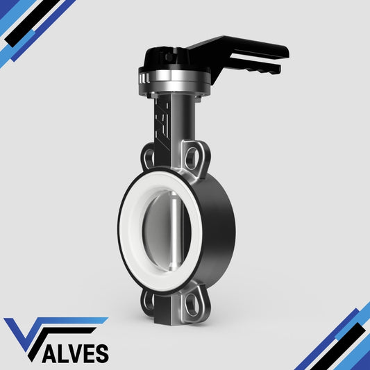 TTV Wafer Stainless Steel Butterfly Valve - High Temperature Silicone