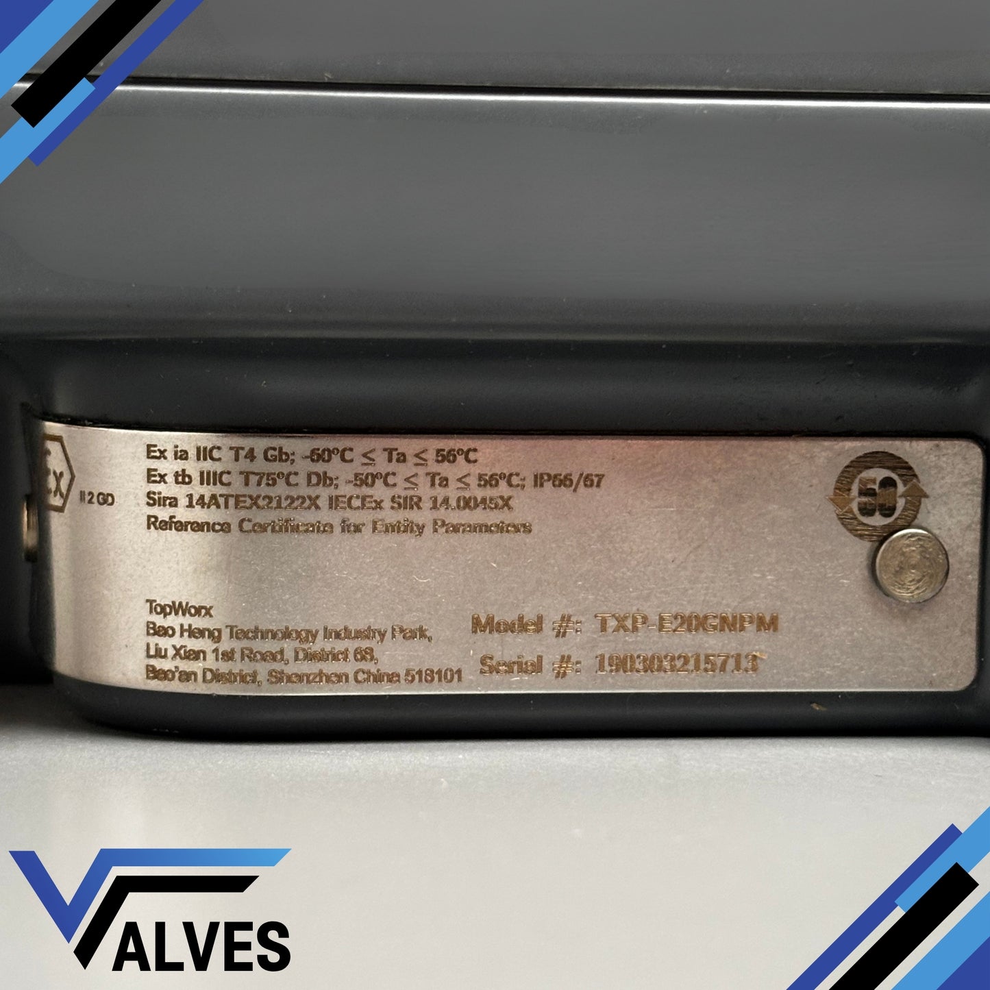 TopWorx TXP-E20GNPM Limit Switchbox