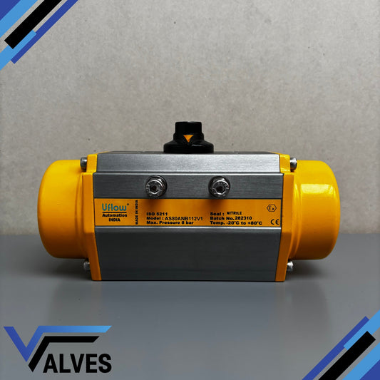 Uflow AS80ANB112V1 Spring‑Return Pneumatic Actuator