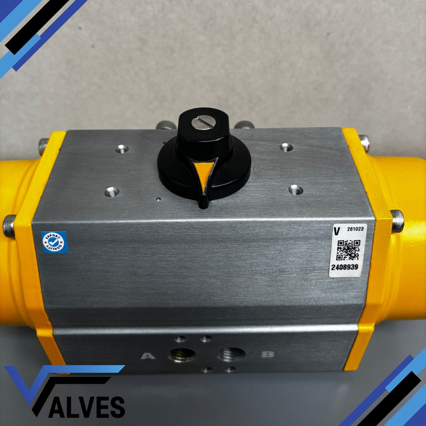 Uflow AS80ANB112V1 Spring‑Return Pneumatic Actuator