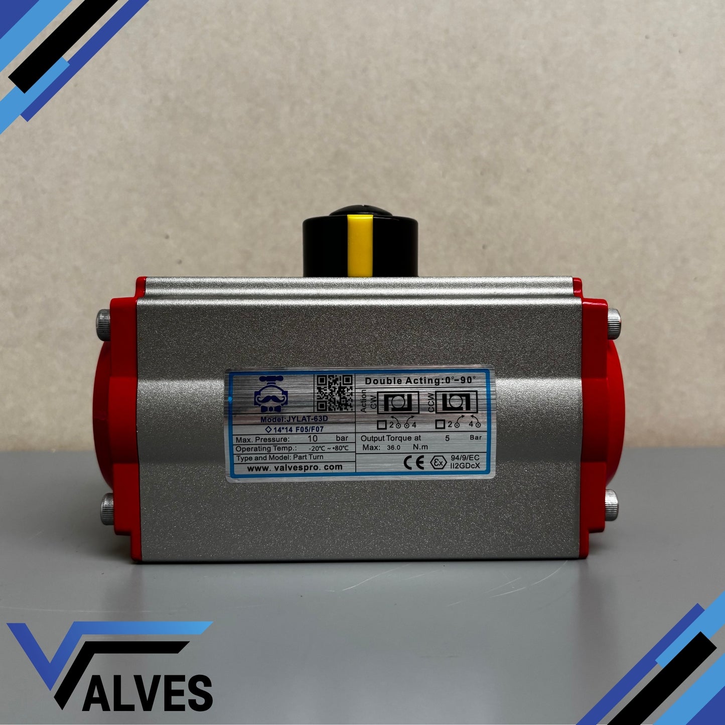 Valpes Pro JYLAT-63D Double Acting Pneumatic Actuator