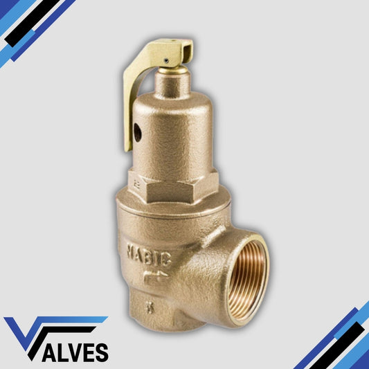 WRAS Approved Bronze Safety Relief Valve – With Test Lever