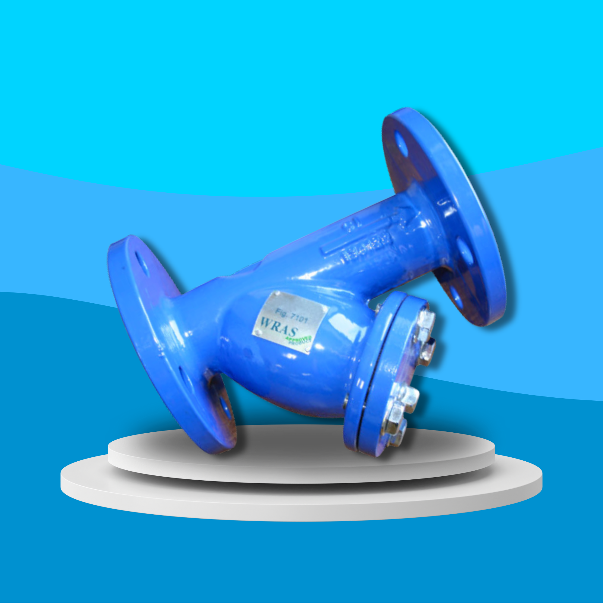 WRAS Approved Cast Iron Flanged Y Strainer | PN16 | UK Stock – Valves UK