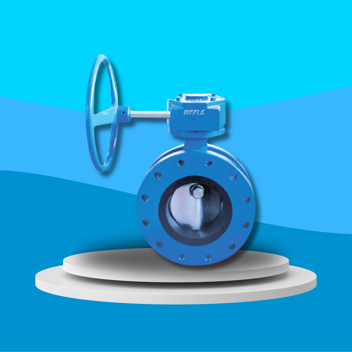 WRAS Approved Double Flanged Butterfly Valve - EPDM Liner - PN16 ...
