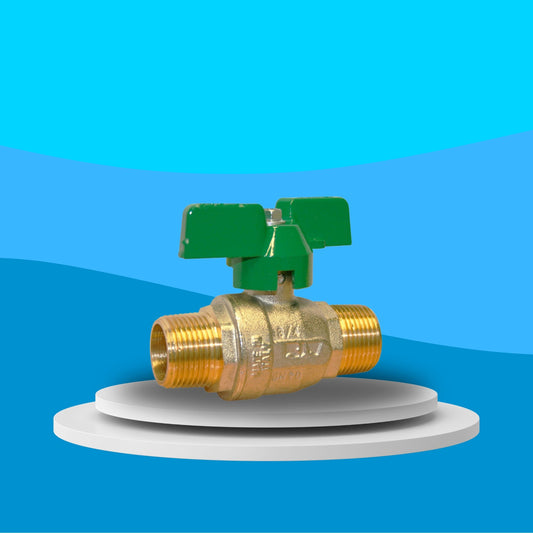 Wras Approved Brass Ball Valve - Long Pattern (Butterfly Lever)