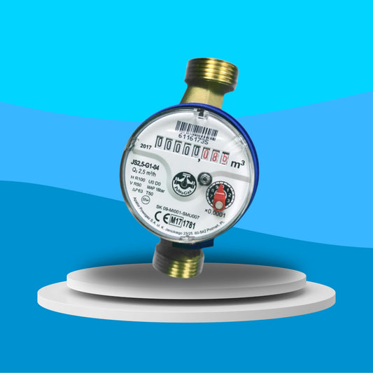 Wras Approved Water Meter (Class B) - Male Threaded (Dry Dial)